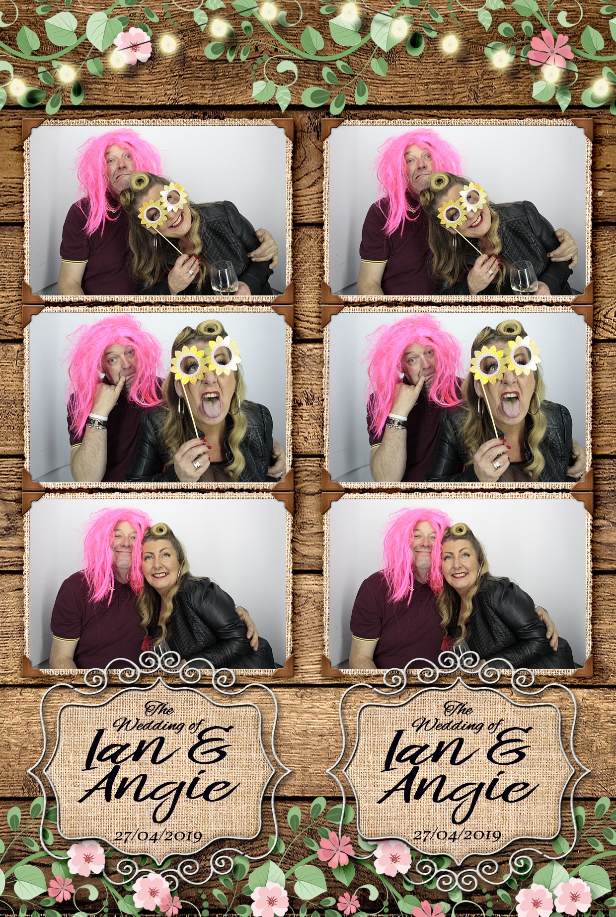 Ian & Angie’s wedding  | View more photos from the event at gallery.myphotoboothexperience.co.uk/u/MyPhotoBoothExperienceLtd/Ian-Angie’s-wedding